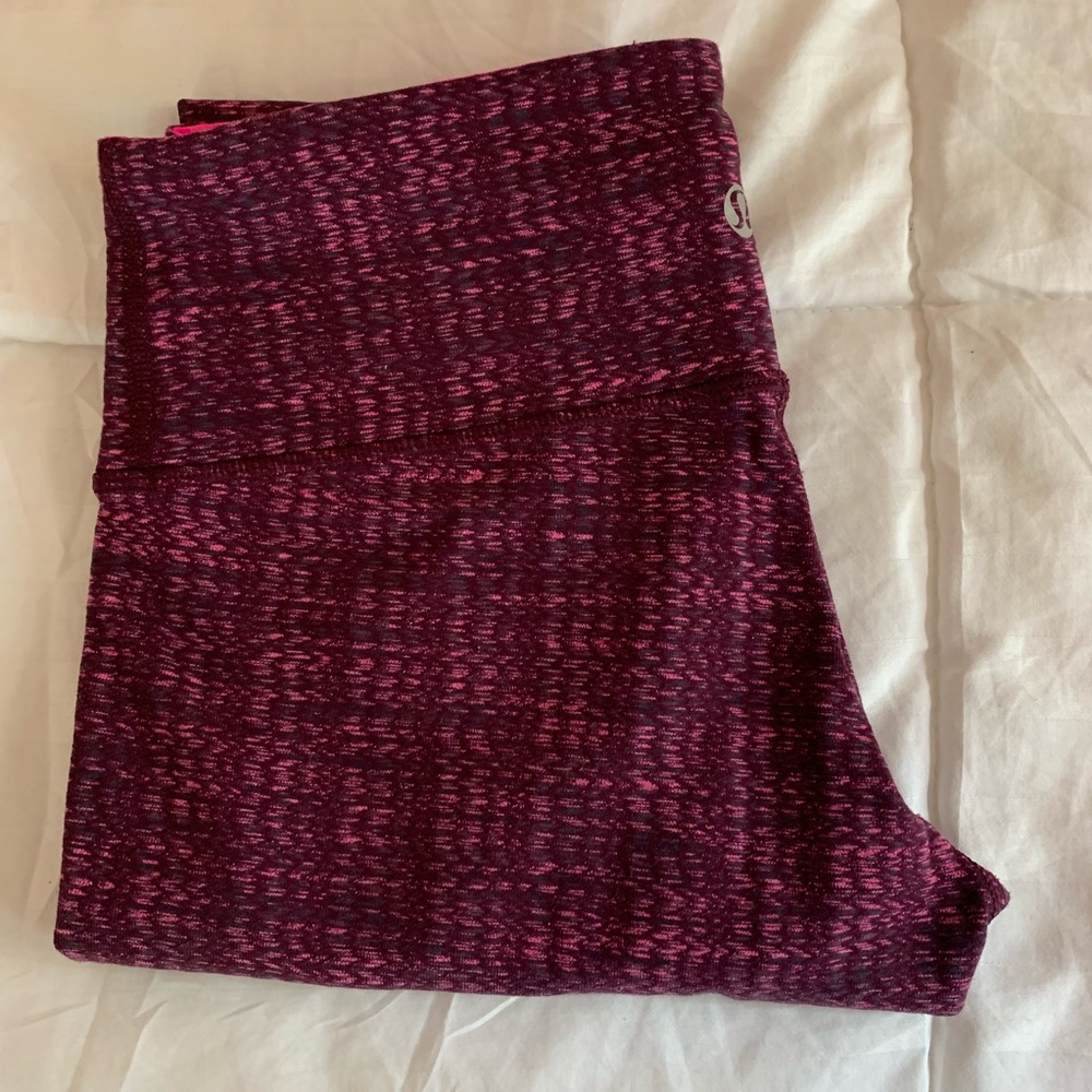 Lululemon Maroon Leggings - Size 4